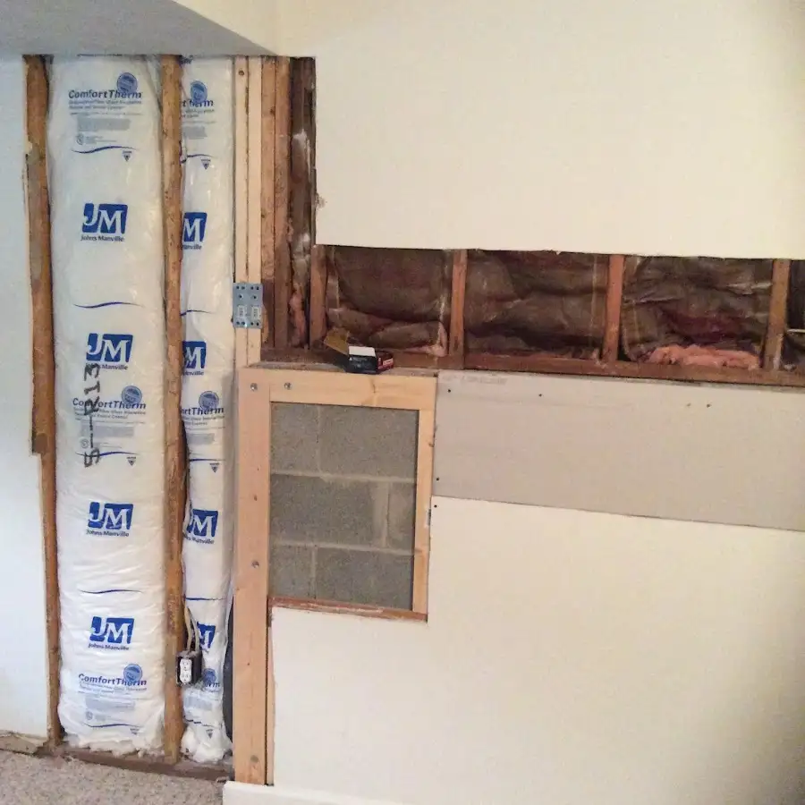 Wall insulation replacement during Structural Drying in Bay City